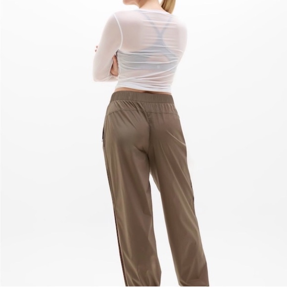 NWT Athleta Brown Rise Pants - Picture 3 of 6